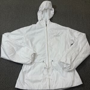 Columbia Hoodie Womens Size XS White Jacket Interchange Flaw